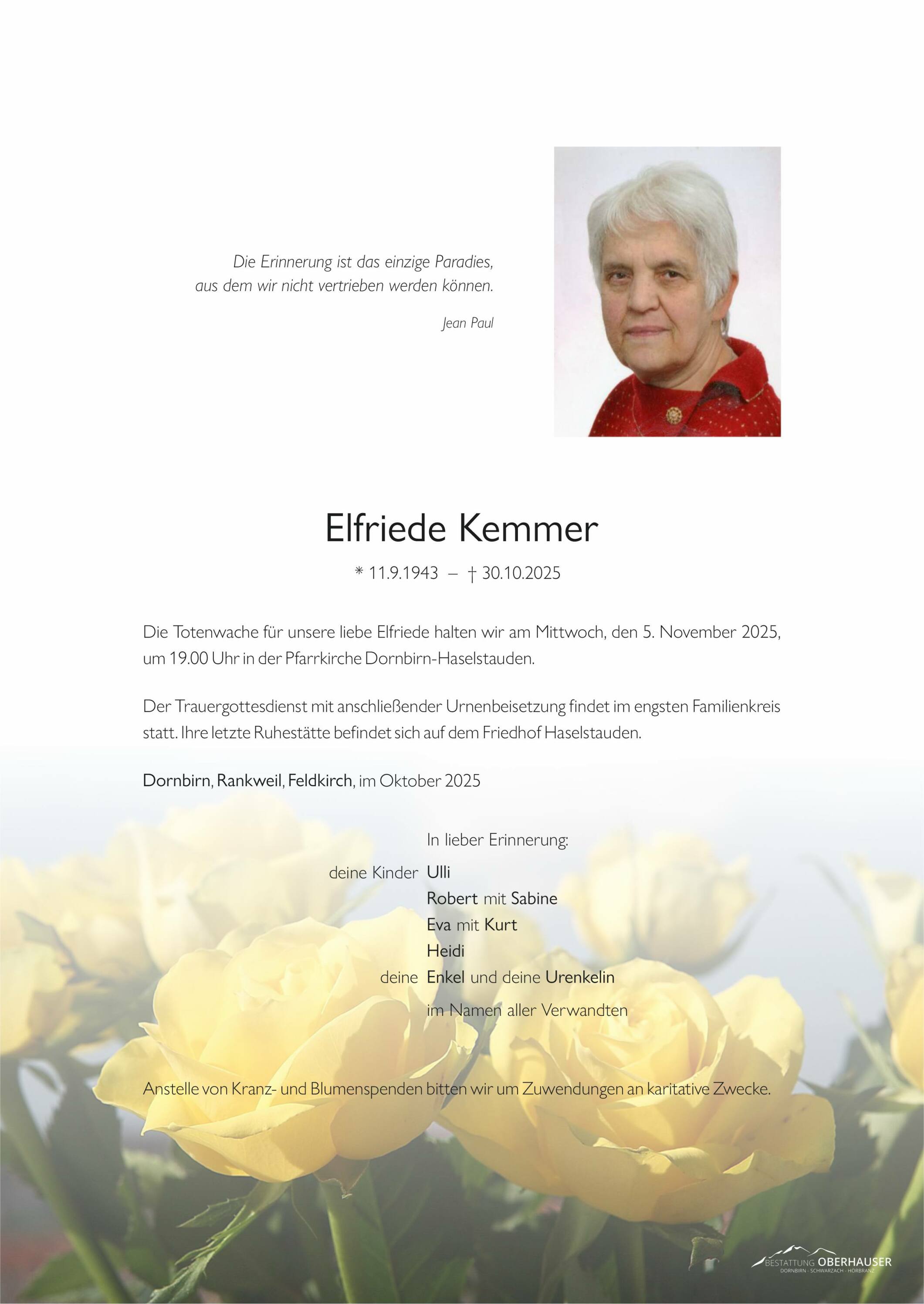 Elfriede Kemmer